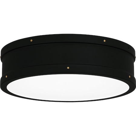 Quoizel Fixture Flush Mount Led Light Matte Black QF5224MBK